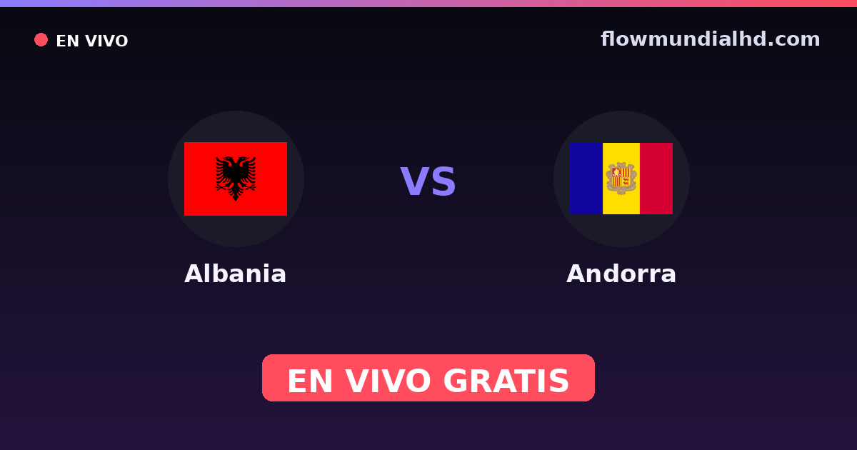 Albanien vs Andorra — EM-Qualifikation, UEFA-Qualifikation · Bilanz und wo man live und kostenlos zusehen kann auf FlowMundial HD