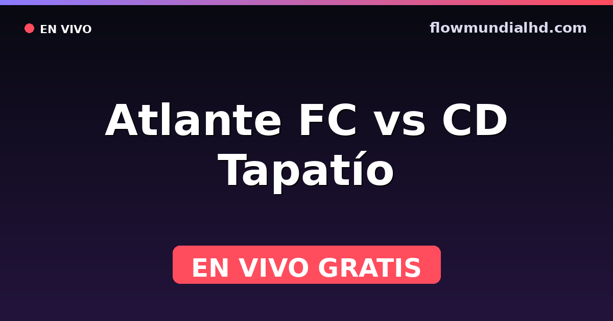 Atlante FC vs CD Tapatío — Liga de Expansión MX, Clausura, Liga de Expansión MX · Bilanz und wo man live und kostenlos zusehen kann auf FlowMundial HD
