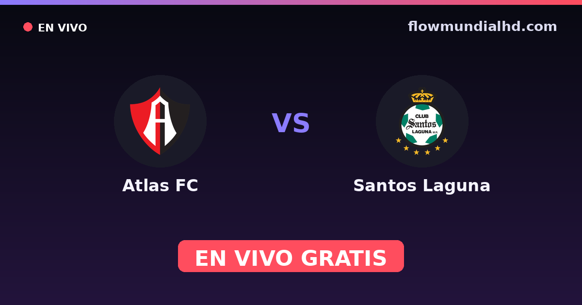 Atlas FC vs Santos Laguna — Liga MX, Clausura, Liga MX · Bilanz und wo man live und kostenlos zusehen kann auf FlowMundial HD