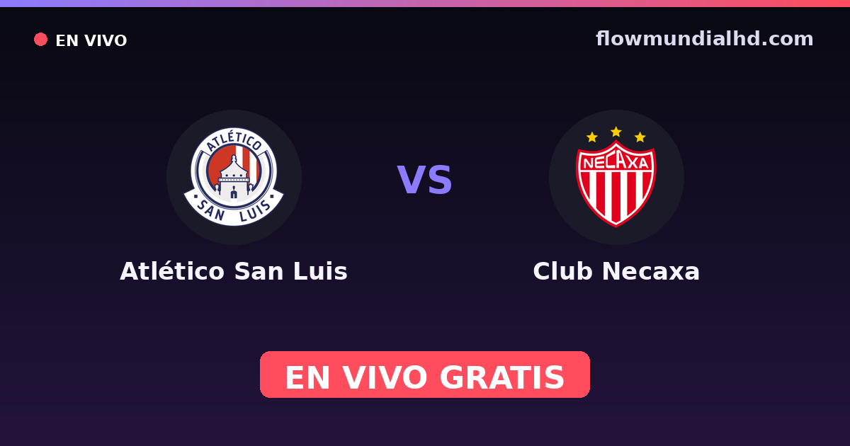 Atlético San Luis vs Club Necaxa — Club-Freundschaftsspiele, Liga MX, Clausura · Bilanz und wo man live und kostenlos zusehen kann auf FlowMundial HD