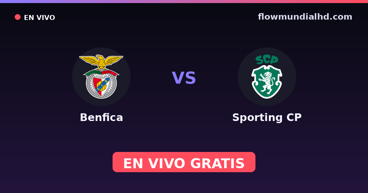 Benfica vs Sporting CP — Liga Portugal Betclic, Supertaça · Bilanz und wo man live und kostenlos zusehen kann auf FlowMundial HD