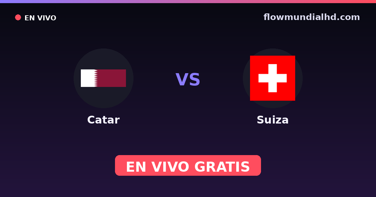 Katar vs Schweiz — Weltmeisterschaft, Internationale Freundschaftsspiele · Bilanz und wo man live und kostenlos zusehen kann auf FlowMundial HD