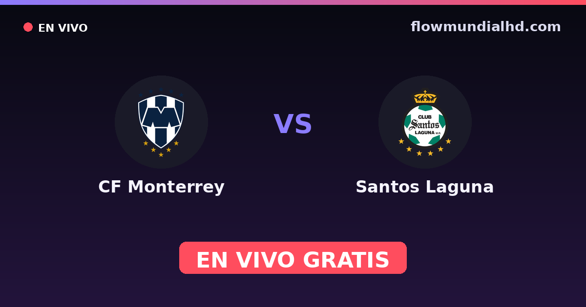 CF Monterrey vs Santos Laguna — Liga MX, Clausura, Liga MX · Bilanz und wo man live und kostenlos zusehen kann auf FlowMundial HD