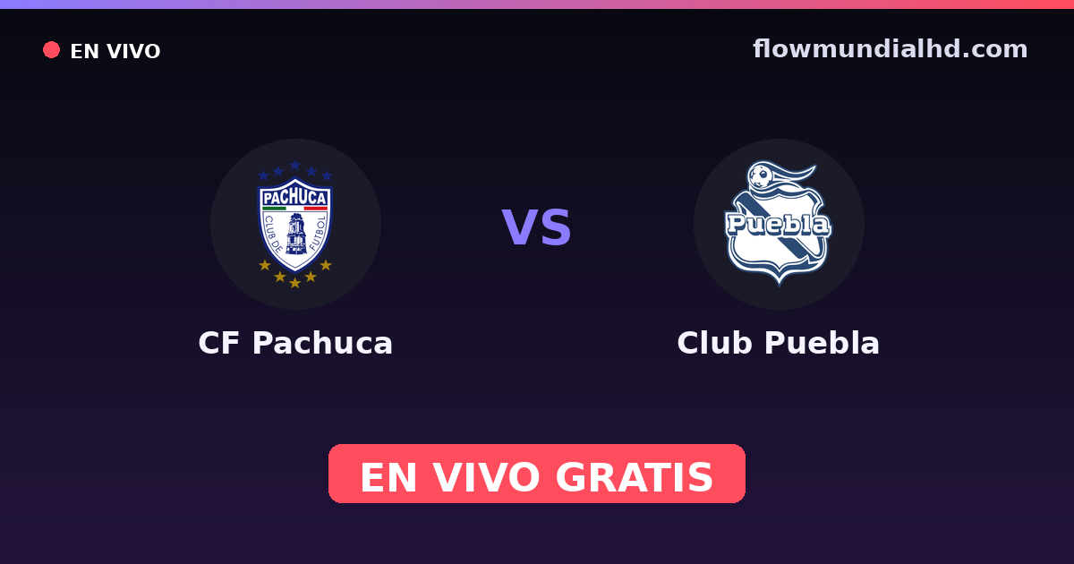 CF Pachuca vs Club Puebla — Club-Freundschaftsspiele, Liga MX, Clausura · Bilanz und wo man live und kostenlos zusehen kann auf FlowMundial HD