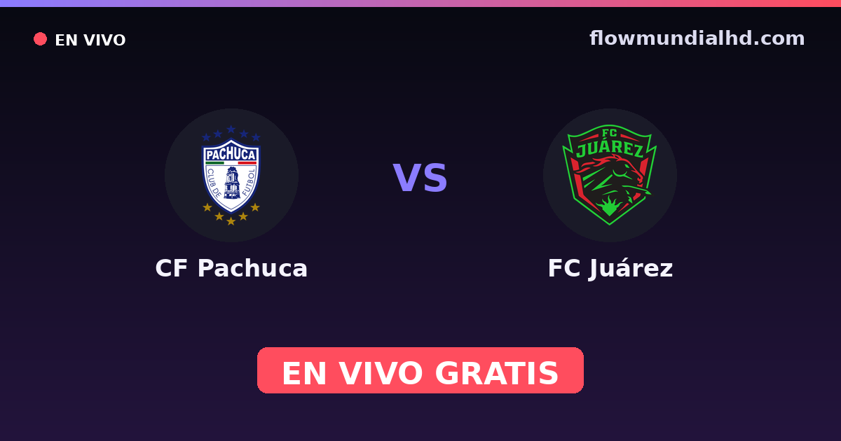 CF Pachuca vs FC Juárez — Liga MX, Clausura, Liga MX · Bilanz und wo man live und kostenlos zusehen kann auf FlowMundial HD