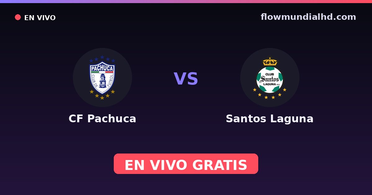CF Pachuca vs Santos Laguna — Liga MX, Clausura, Liga MX · Bilanz und wo man live und kostenlos zusehen kann auf FlowMundial HD