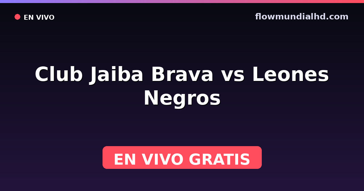 Club Jaiba Brava vs Leones Negros — Liga de Expansión MX, Clausura, Liga de Expansión MX · historique et où regarder en direct gratuitement sur FlowMundial HD