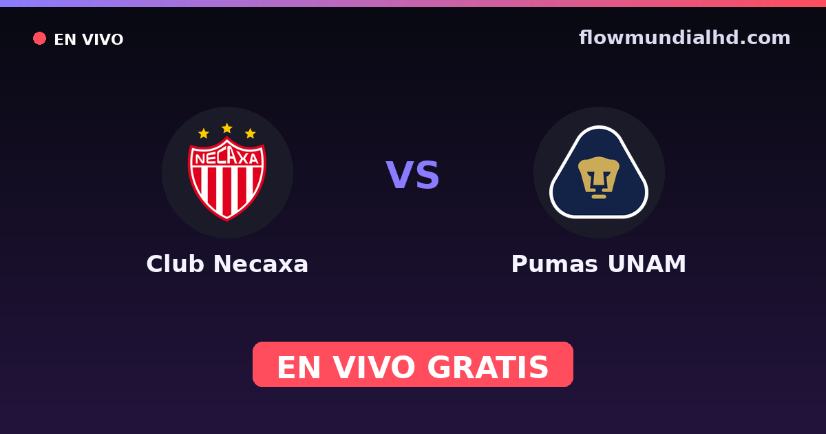 Club Necaxa vs Pumas UNAM — Liga MX, Clausura, Liga MX · Bilanz und wo man live und kostenlos zusehen kann auf FlowMundial HD