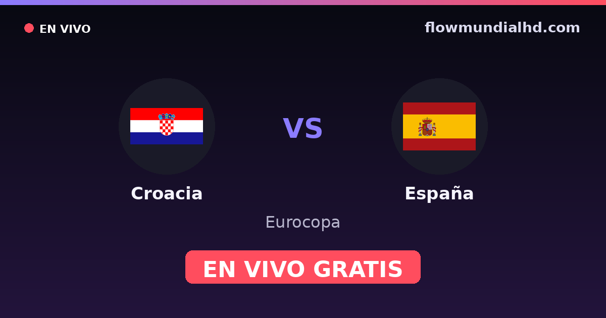 Kroatien vs Spanien — Europameisterschaft, UEFA Nations League · Bilanz und wo man live und kostenlos zusehen kann auf FlowMundial HD
