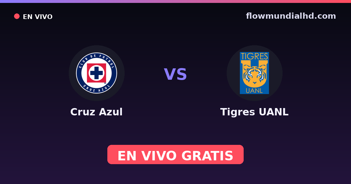 Cruz Azul vs Tigres UANL — Liga MX, Clausura, Liga MX · Bilanz und wo man live und kostenlos zusehen kann auf FlowMundial HD