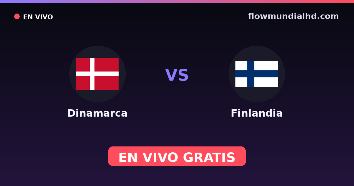 Dänemark vs Finnland — EM-Qualifikation, Europameisterschaft · Bilanz und wo man live und kostenlos zusehen kann auf FlowMundial HD