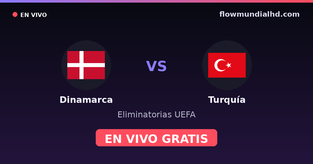 Dänemark vs Türkei — UEFA-Qualifikation, Europameisterschaft · Bilanz und wo man live und kostenlos zusehen kann auf FlowMundial HD
