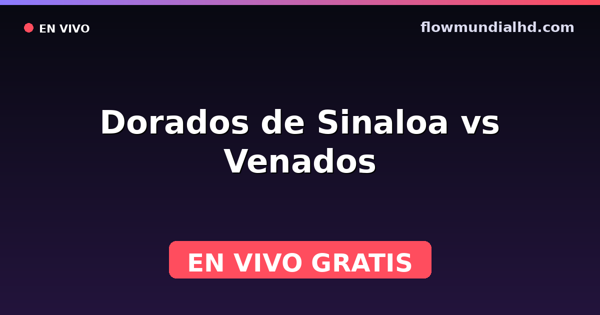 Dorados de Sinaloa vs Venados — Liga de Expansión MX, Clausura, Liga de Expansión MX · Bilanz und wo man live und kostenlos zusehen kann auf FlowMundial HD