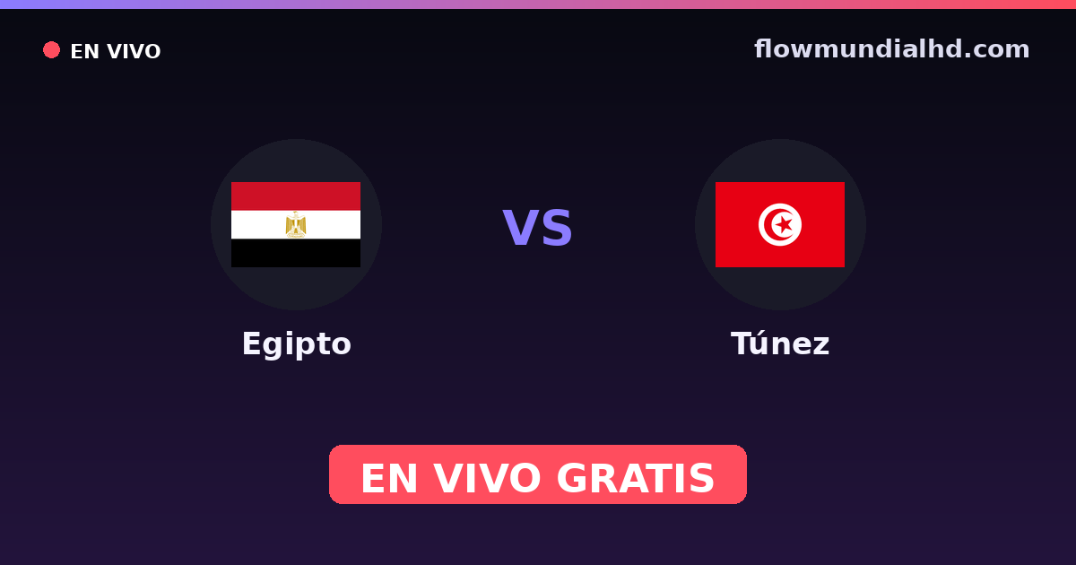 Ägypten vs Tunesien — Arab Cup, Internationale Freundschaftsspiele · Bilanz und wo man live und kostenlos zusehen kann auf FlowMundial HD
