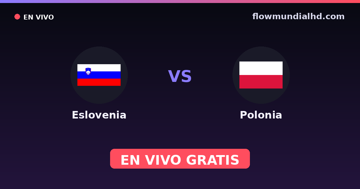 Slowenien vs Polen — EM-Qualifikation, Internationale Freundschaftsspiele · Bilanz und wo man live und kostenlos zusehen kann auf FlowMundial HD