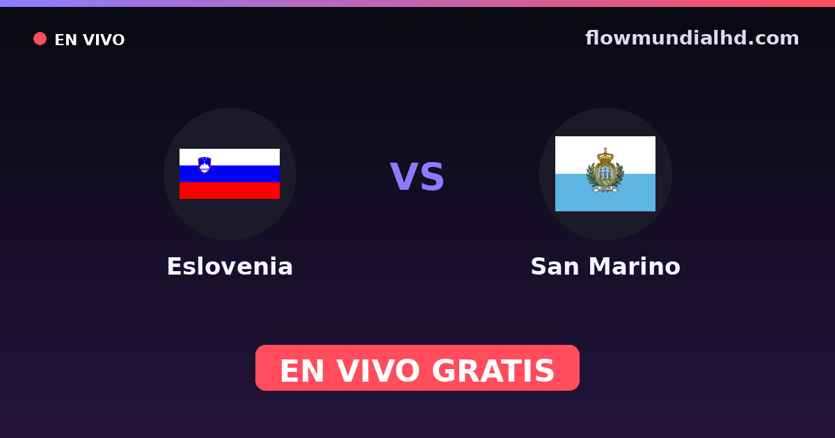 Slowenien vs San Marino — EM-Qualifikation, Internationale Freundschaftsspiele · Bilanz und wo man live und kostenlos zusehen kann auf FlowMundial HD