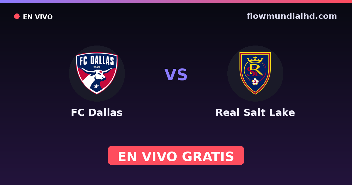 FC Dallas vs Real Salt Lake — MLS Preseason, MLS · Bilanz und wo man live und kostenlos zusehen kann auf FlowMundial HD