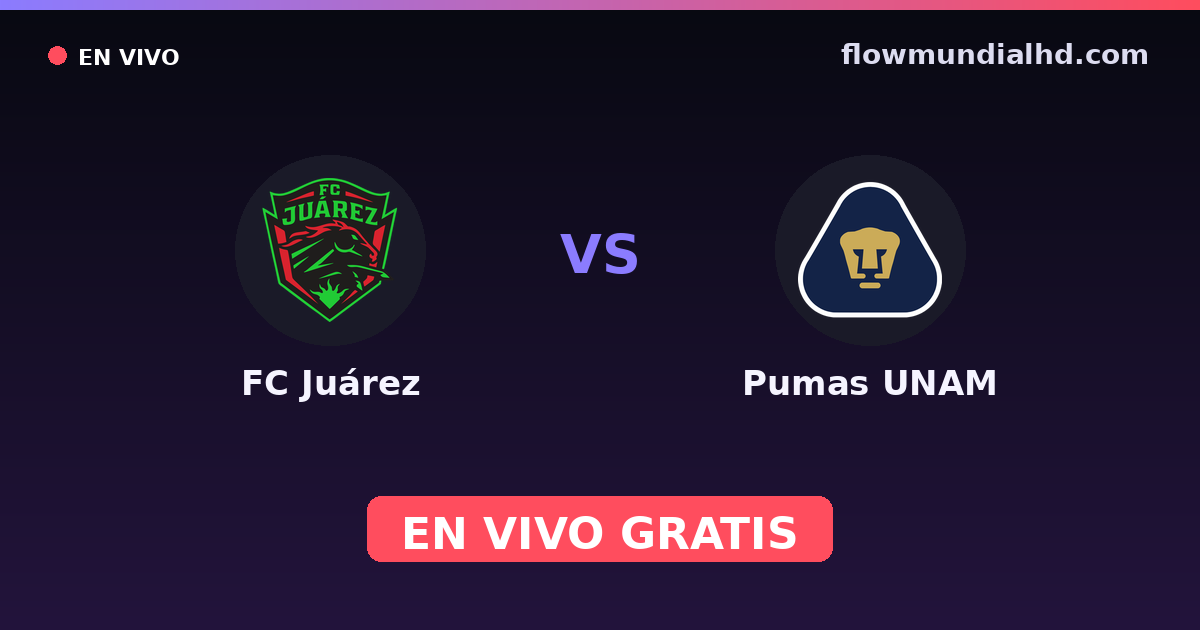 FC Juárez vs Pumas UNAM — Liga MX, Clausura, Liga MX · Bilanz und wo man live und kostenlos zusehen kann auf FlowMundial HD