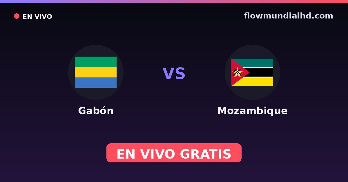 Gabun vs Mosambik — World Cup Qual. CAF , Afrika-Cup · Bilanz und wo man live und kostenlos zusehen kann auf FlowMundial HD