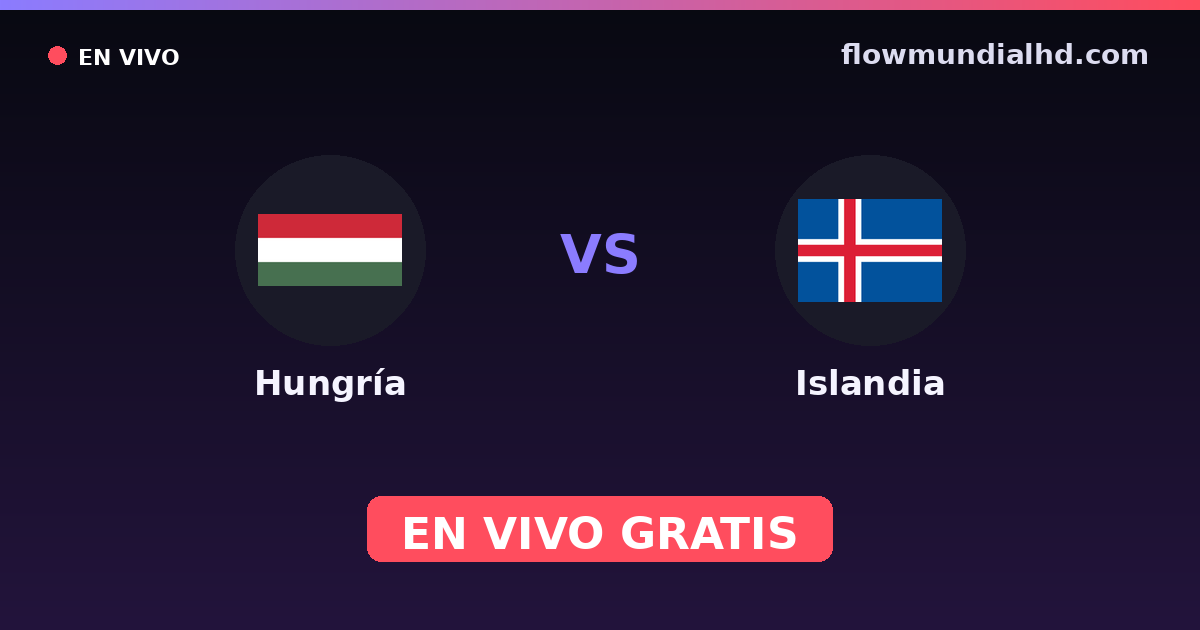 Ungarn vs Island — EM-Qualifikation, UEFA-Qualifikation · Bilanz und wo man live und kostenlos zusehen kann auf FlowMundial HD