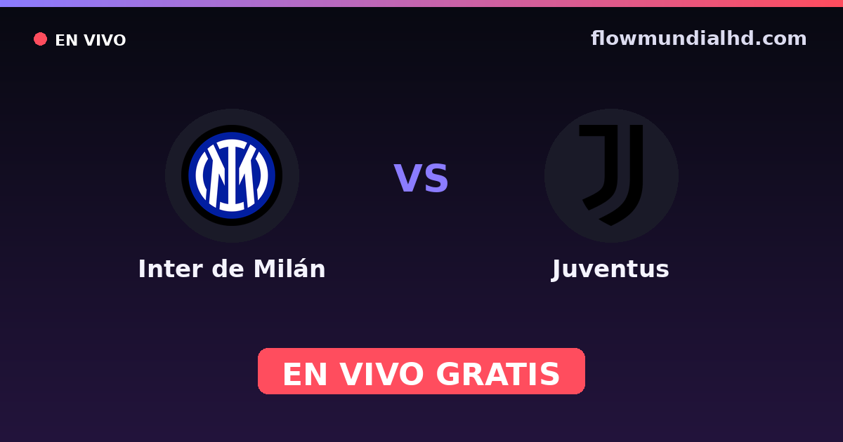 Inter de Milán vs Juventus — Club-Freundschaftsspiele, Coppa Italia · Bilanz und wo man live und kostenlos zusehen kann auf FlowMundial HD