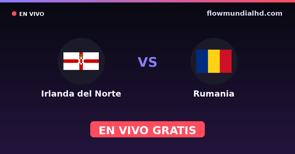 Nordirland vs Rumänien — EM-Qualifikation, Internationale Freundschaftsspiele · Bilanz und wo man live und kostenlos zusehen kann auf FlowMundial HD