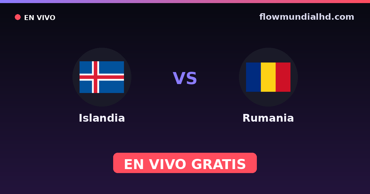 Island vs Rumänien — EM-Qualifikation, UEFA-Qualifikation · Bilanz und wo man live und kostenlos zusehen kann auf FlowMundial HD