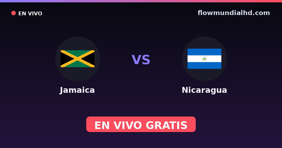 Jamaika vs Nicaragua — WM-Qualifikation CONCACAF, CONCACAF Nations League · Bilanz und wo man live und kostenlos zusehen kann auf FlowMundial HD