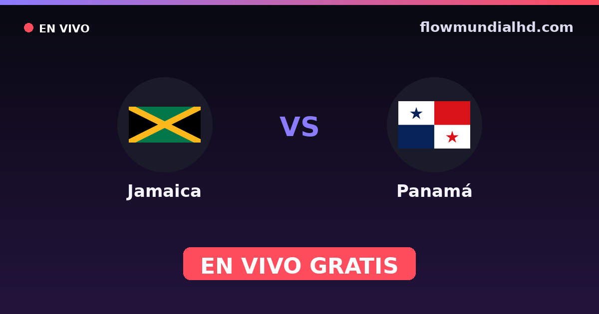 Jamaika vs Panama — WM-Qualifikation CONCACAF, CONCACAF Nations League · Bilanz und wo man live und kostenlos zusehen kann auf FlowMundial HD