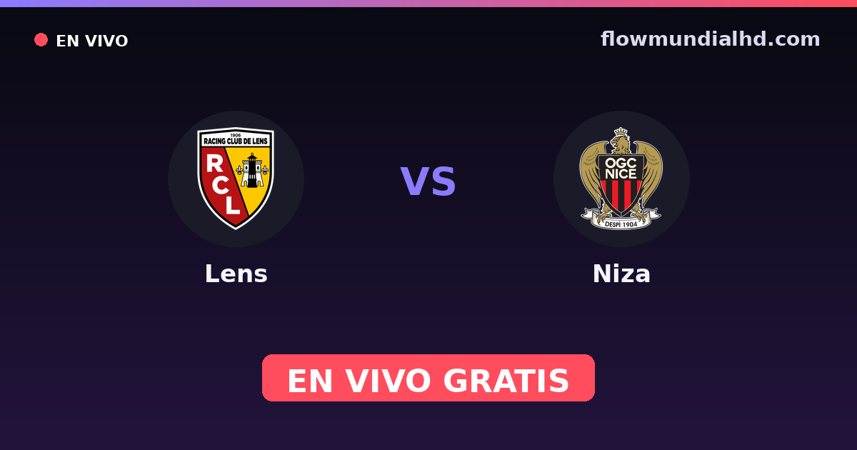 Lens vs Niza — Coupe de France, Ligue 1 · head-to-head and where to watch live free on FlowMundial HD