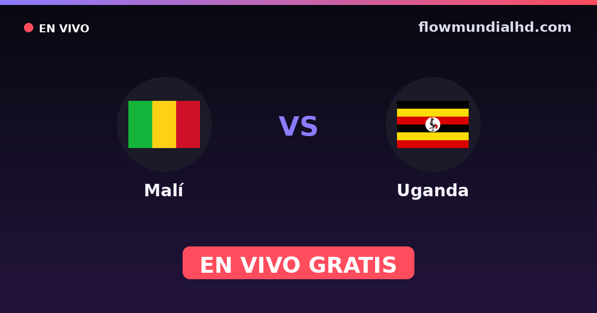 Mali vs Uganda — Afrikanische Nationenmeisterschaft, World Cup Qual. CAF  · Bilanz und wo man live und kostenlos zusehen kann auf FlowMundial HD