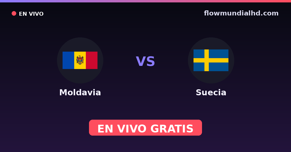 Moldau vs Schweden — EM-Qualifikation, Internationale Freundschaftsspiele · Bilanz und wo man live und kostenlos zusehen kann auf FlowMundial HD