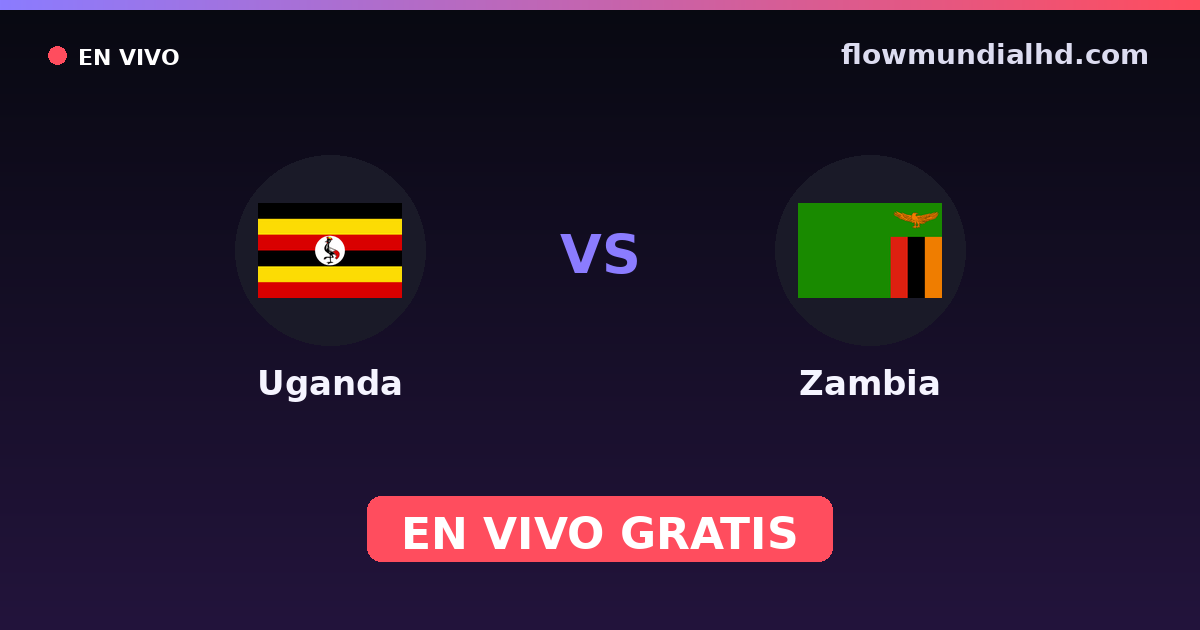 Uganda vs Sambia — Afrikanische Nationenmeisterschaft, Internationale Freundschaftsspiele · Bilanz und wo man live und kostenlos zusehen kann auf FlowMundial HD